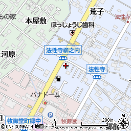 愛知県岡崎市法性寺町柳之内36周辺の地図