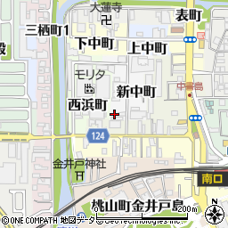 京都府京都市伏見区新中町706周辺の地図