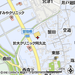 愛知県阿久比町（知多郡）宮津（宮家下）周辺の地図