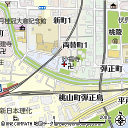 京都府京都市伏見区柿木浜町427-2周辺の地図