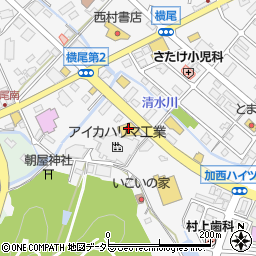 兵庫県加西市北条町横尾393-1周辺の地図
