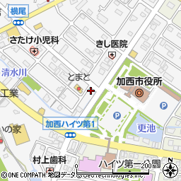 兵庫県加西市北条町横尾897周辺の地図