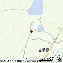 兵庫県三田市志手原716周辺の地図