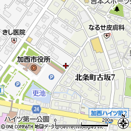 兵庫県加西市北条町横尾1016周辺の地図