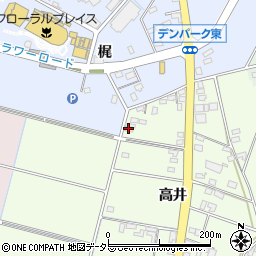 愛知県安城市石井町高井135-2周辺の地図