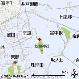 愛知県知多郡阿久比町宮津周辺の地図