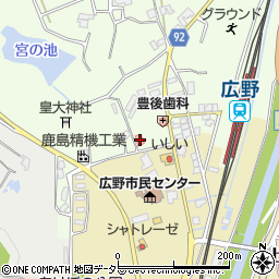 兵庫県三田市広野32周辺の地図