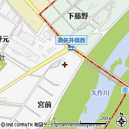 愛知県安城市村高町（堤）周辺の地図