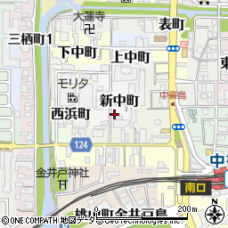 京都府京都市伏見区新中町707周辺の地図
