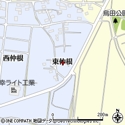 愛知県常滑市久米東仲根周辺の地図