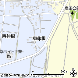 愛知県常滑市久米（東仲根）周辺の地図