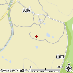 兵庫県宝塚市下佐曽利山口周辺の地図