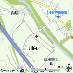 愛知県岡崎市桜井寺町川向周辺の地図