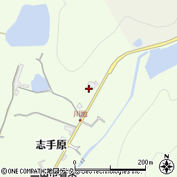 兵庫県三田市志手原193周辺の地図