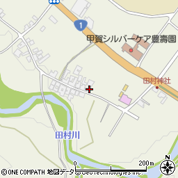 滋賀県甲賀市土山町北土山523周辺の地図