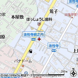 愛知県岡崎市法性寺町柳之内21周辺の地図
