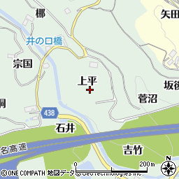 愛知県新城市牛倉周辺の地図