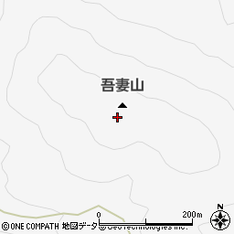 吾妻山周辺の地図