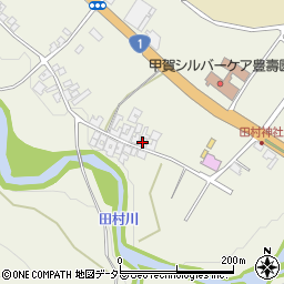 滋賀県甲賀市土山町北土山524周辺の地図