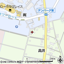 愛知県安城市石井町高井134-2周辺の地図