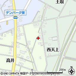 愛知県安城市石井町高井279周辺の地図