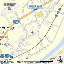 愛知県新城市長篠峰貝津周辺の地図