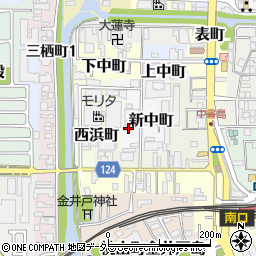 京都府京都市伏見区新中町704周辺の地図