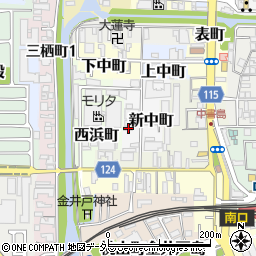 京都府京都市伏見区新中町704周辺の地図