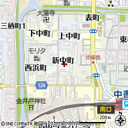 京都府京都市伏見区新中町709周辺の地図
