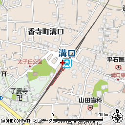 溝口駅周辺の地図