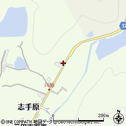 兵庫県三田市志手原192周辺の地図