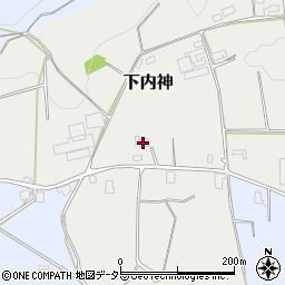 兵庫県三田市下内神601周辺の地図