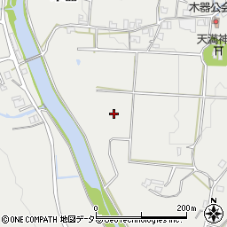 兵庫県三田市木器周辺の地図