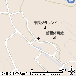 岡山県新見市哲西町矢田3821周辺の地図