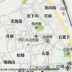 愛知県知多郡阿久比町阿久比高川周辺の地図