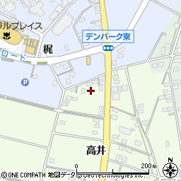 愛知県安城市石井町高井130周辺の地図