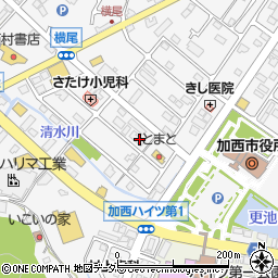 兵庫県加西市北条町横尾864周辺の地図
