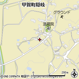 滋賀県甲賀市甲賀町隠岐1167周辺の地図