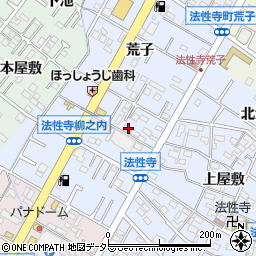 愛知県岡崎市法性寺町柳之内5周辺の地図