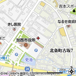 兵庫県加西市北条町横尾1019-1周辺の地図