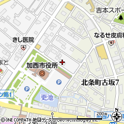 兵庫県加西市北条町横尾1019-1周辺の地図