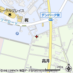 愛知県安城市石井町高井133周辺の地図
