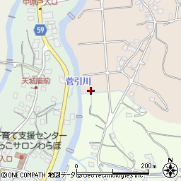 菅引川周辺の地図
