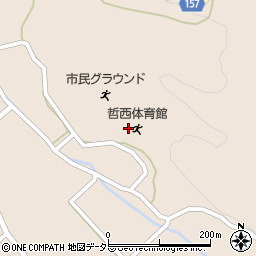 岡山県新見市哲西町矢田3852周辺の地図