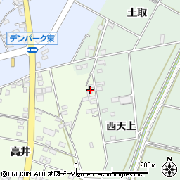 愛知県安城市石井町高井283周辺の地図