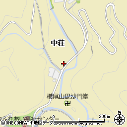 京都府宇治市西笠取中荘13周辺の地図