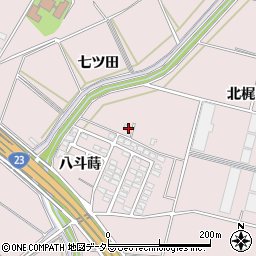 愛知県安城市和泉町北梶37周辺の地図