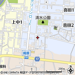 ヤシロ中村コーポＡ棟周辺の地図