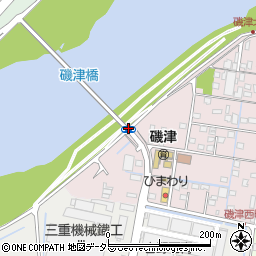 磯津橋周辺の地図