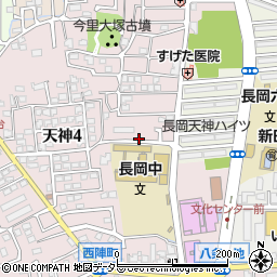長岡中学校前【営業時間8:00〜18:00】周辺の地図